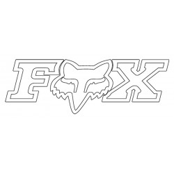 FOX HEAD X TDC NAKLEJKA