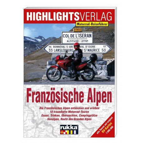REISEFUEHRER FRANZ. ALPEN - przewodnik turystyczny po francuskich Alpach