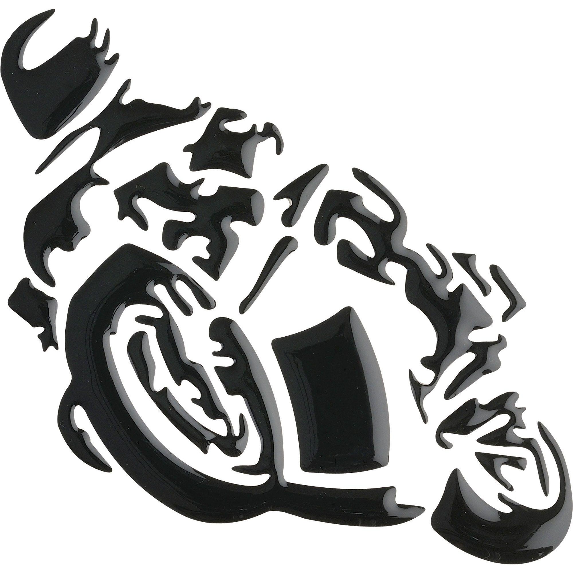 Naklejka z motywem motocyklowym 3D ::moto-akcesoria.pl