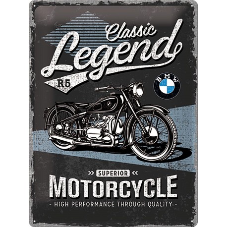 Blaszany szyld dla motocyklisty BMW "Legend"
