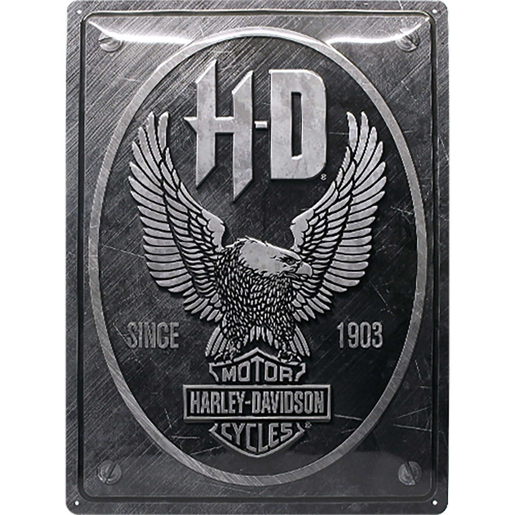 HARLEY-DAVIDSON-Metalowy znak HARLEY-DAVIDSON EAGLE::moto-akcesoria.pl