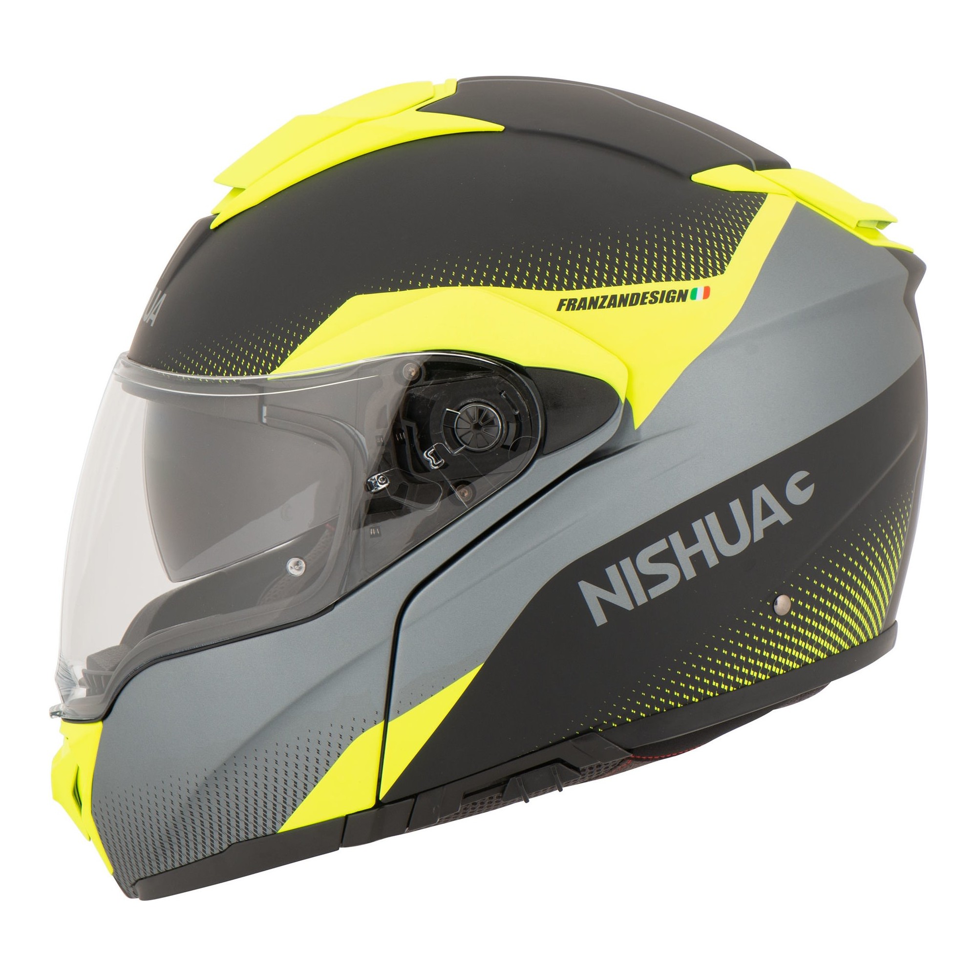 Nishua NFX-3 Kask szczękowy Flip-up czarno szary